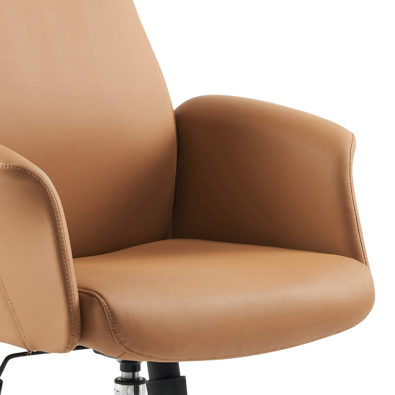 Manager office chair Derjio pakoworld brown pu 68x66x115cm
