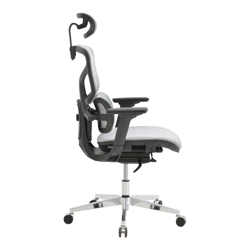 Director's office chair Karlo white-black mesh fabric 72x70x112cm