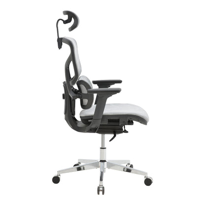 Director's office chair Karlo white-black mesh fabric 72x70x112cm