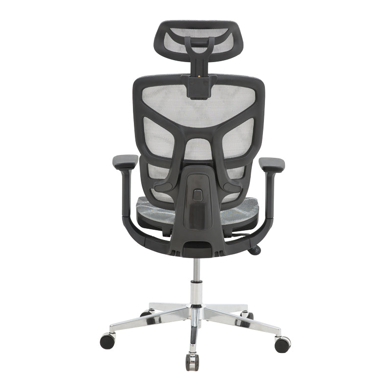 Director's office chair Karlo white-black mesh fabric 72x70x112cm