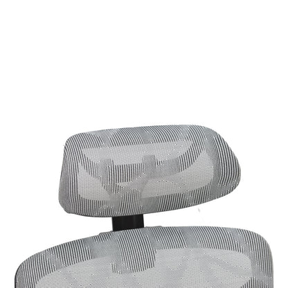 Director's office chair Karlo white-black mesh fabric 72x70x112cm