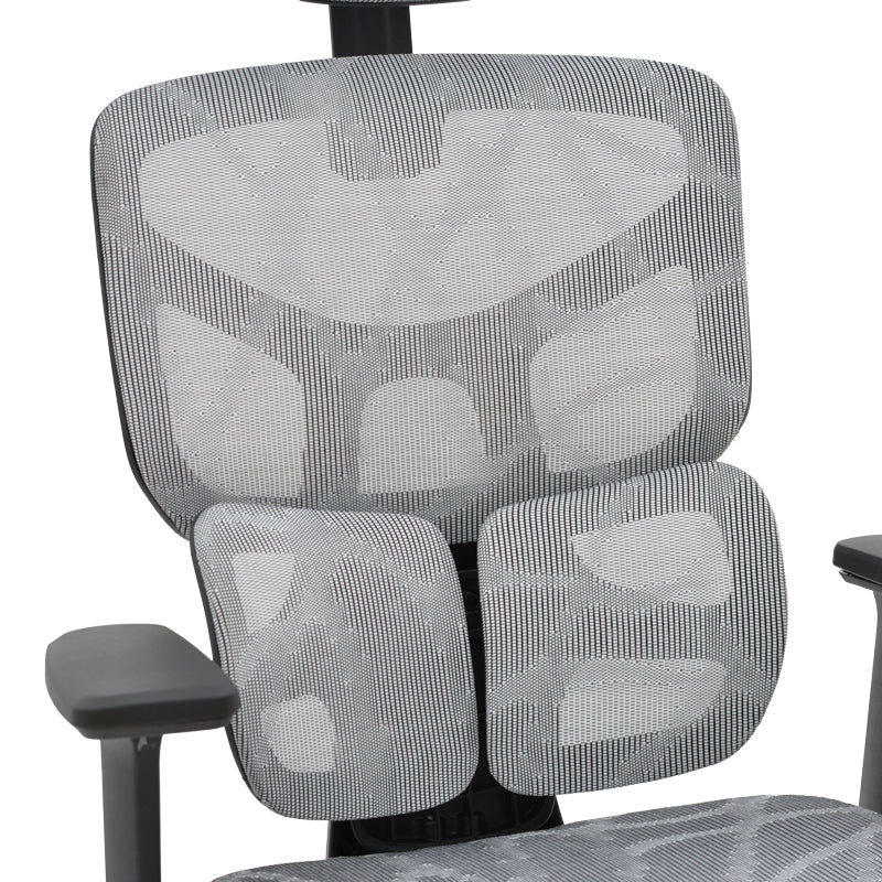 Director's office chair Karlo white-black mesh fabric 72x70x112cm