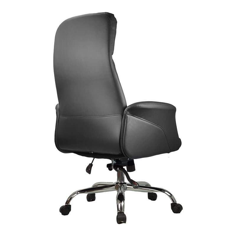 Manager office chair Derjio pu in black color 68x66x115cm