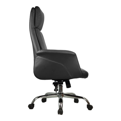 Manager office chair Derjio pu in black color 68x66x115cm