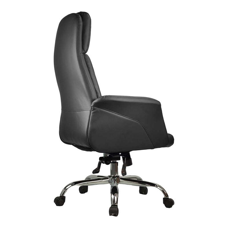 Manager office chair Derjio pu in black color 68x66x115cm