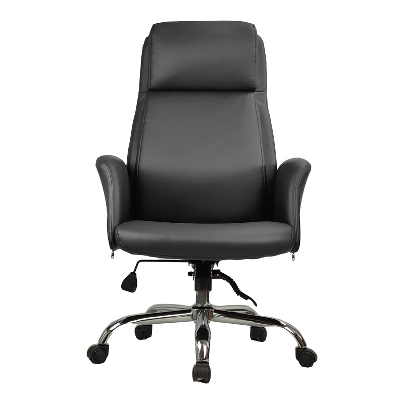 Manager office chair Derjio pakoworld pu in black color 68x66x115cm