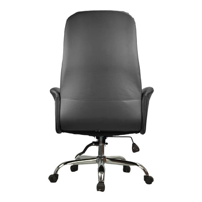 Manager office chair Derjio pu in black color 68x66x115cm