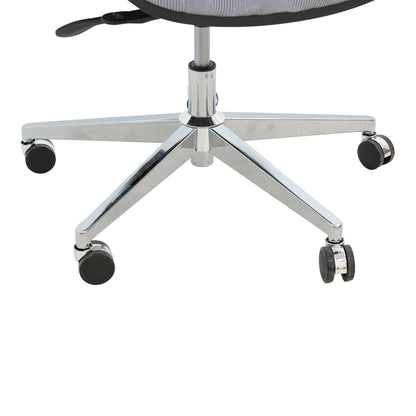 Director's office chair Karlo pakoworld blue mesh fabric 72x70x112cm