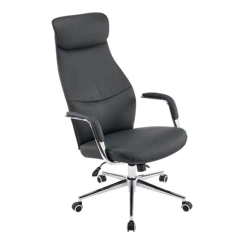Manager office chair Ferka black pu 64x71x120-128cm