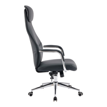 Manager office chair Ferka black pu 64x71x120-128cm
