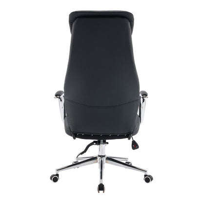 Manager office chair Ferka black pu 64x71x120-128cm