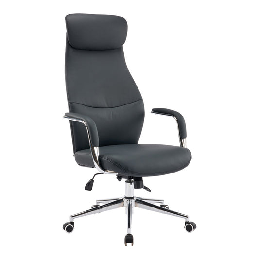Manager office chair Ferka black pu 64x71x120-128cm
