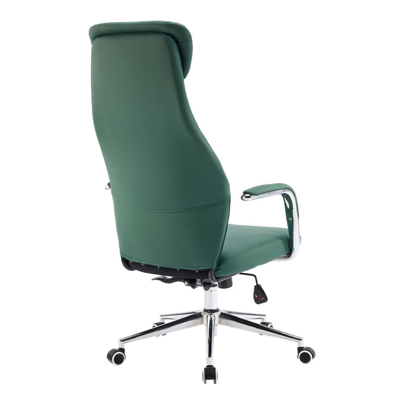 Manager office chair Ferka green pu 64x71x120-128cm