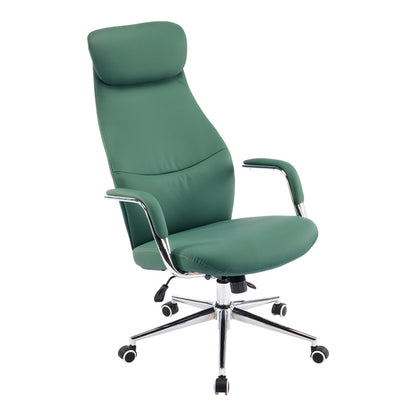 Manager office chair Ferka green pu 64x71x120-128cm