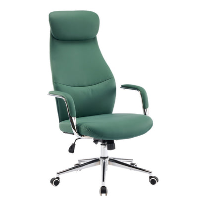 Manager office chair Ferka green pu 64x71x120-128cm