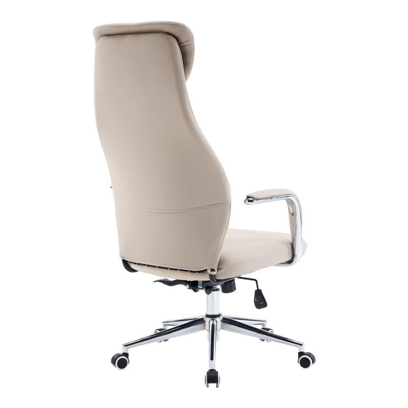 Manager office chair Ferka beige pu 64x71x120-128cm