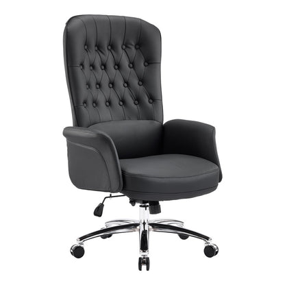 Manager office chair Kaline black pu 69x79x115-123cm