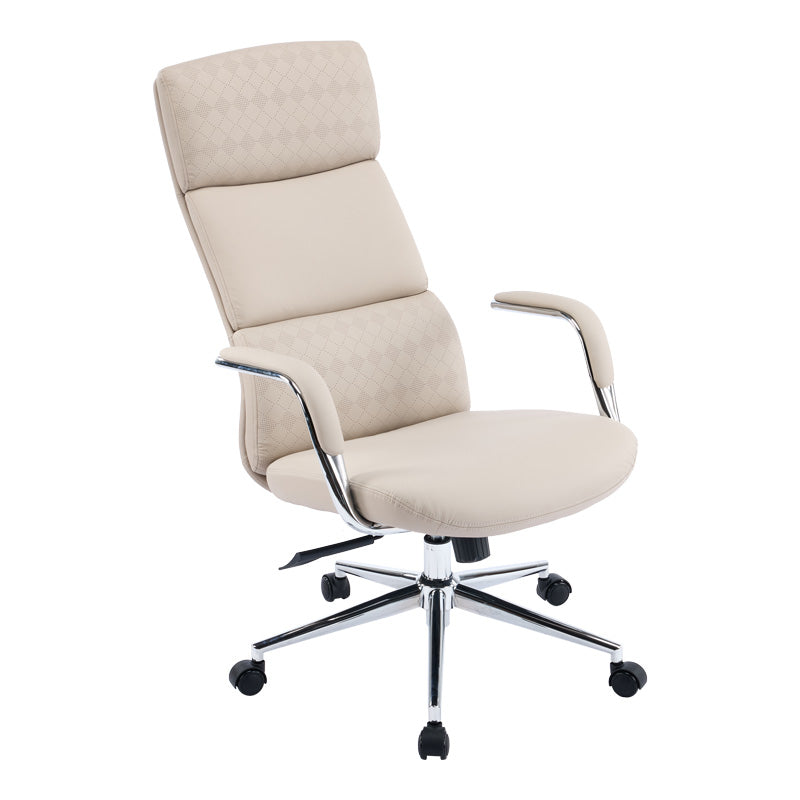 Manager office chair Bendona beige pu 71x78x119-127cm