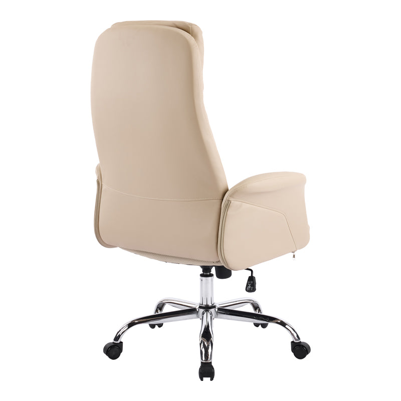 Manager office chair Derjio beige pu 68x66x115cm