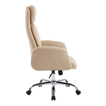 Manager office chair Derjio beige pu 68x66x115cm