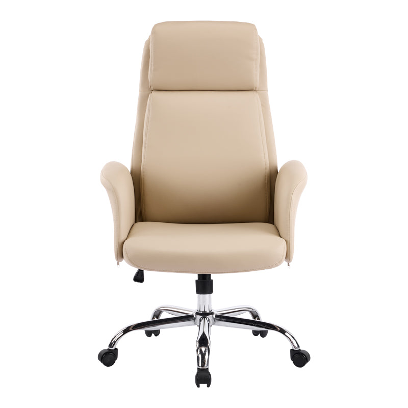 Manager office chair Derjio beige pu 68x66x115cm