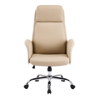 Manager office chair Derjio beige pu 68x66x115cm