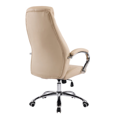 Manager chair Sonar beige pu 61x57x120-128cm