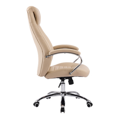 Manager chair Sonar beige pu 61x57x120-128cm