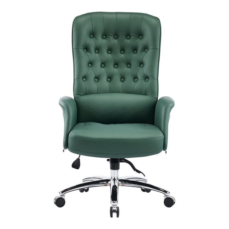 Manager office chair Kaline green pu 69x79x115-123cm