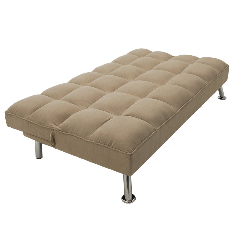 3 seater sofa-bed Rebel pakoworld with fabric in beige-brown color 189x92x82cm