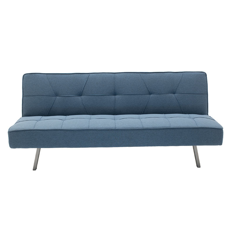 3 seater sofa-bed Travis pakoworld with fabric in light blue color 175x83x74cm