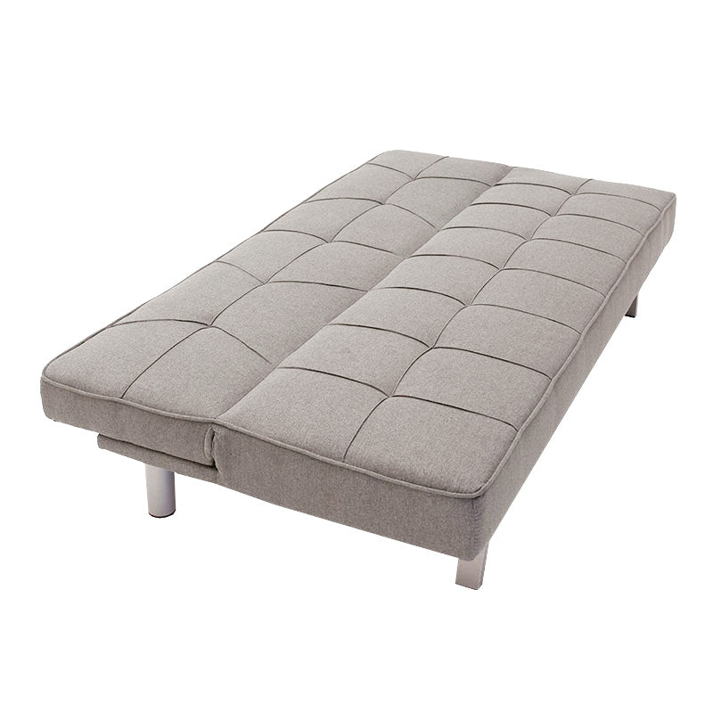 3 seater sofa-bed Travis pakoworld with fabric in gray color 175x83x74cm