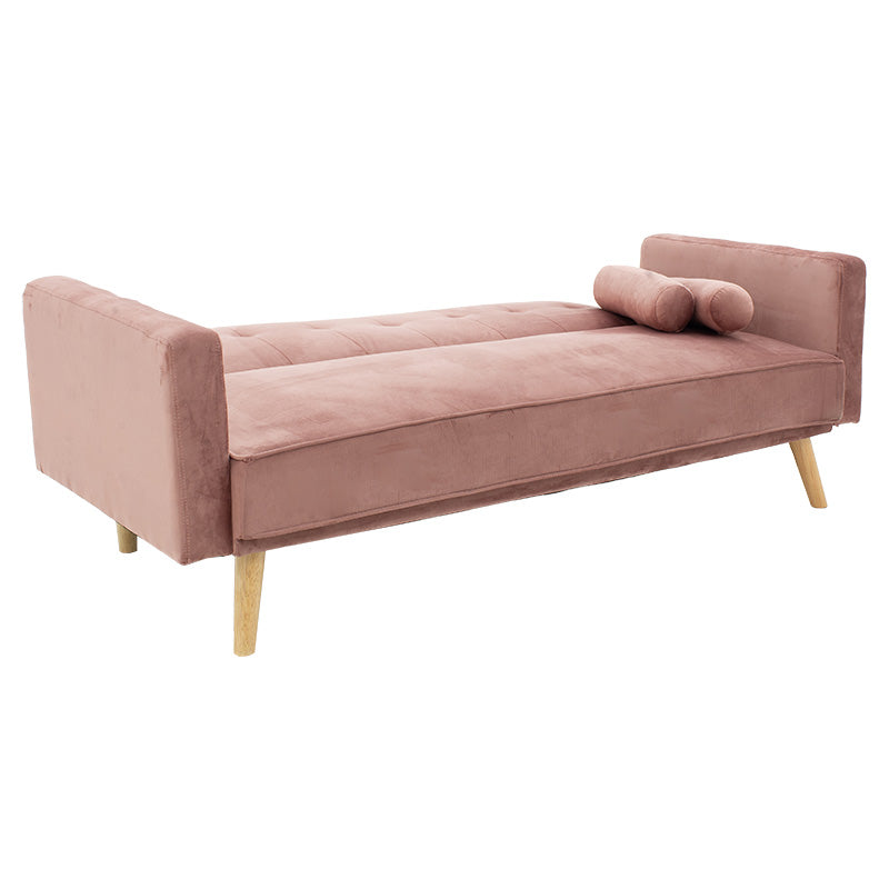 3 seater sofa-bed Success velvet rotten apple 190x80x84cm