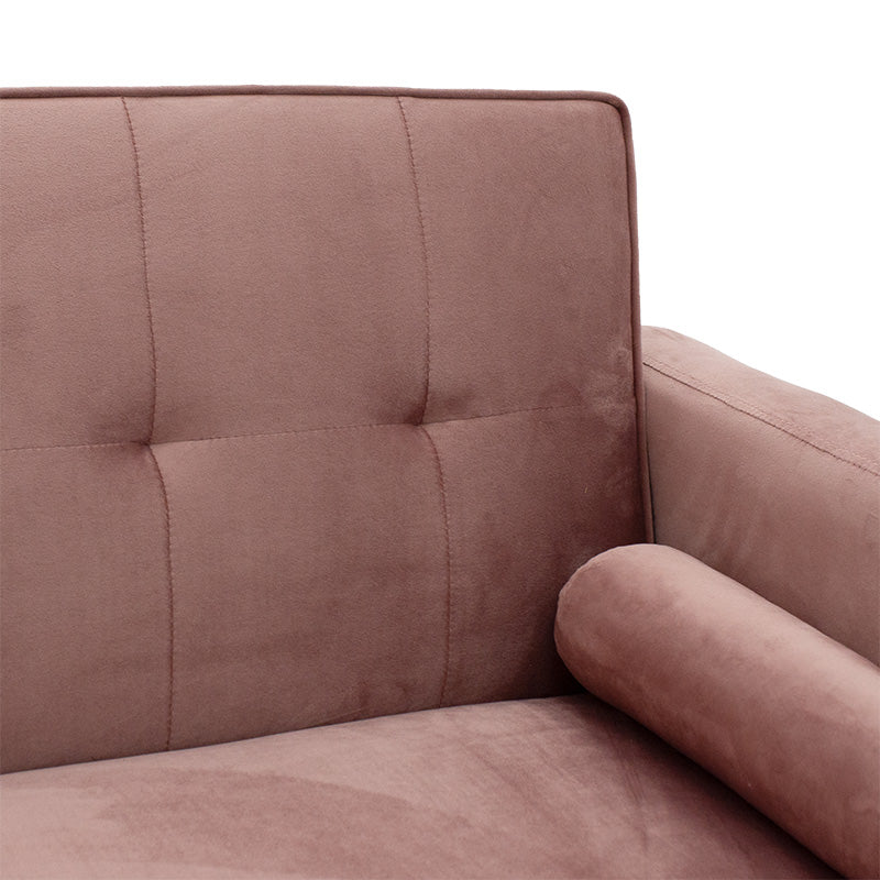 3 seater sofa-bed Success velvet rotten apple 190x80x84cm
