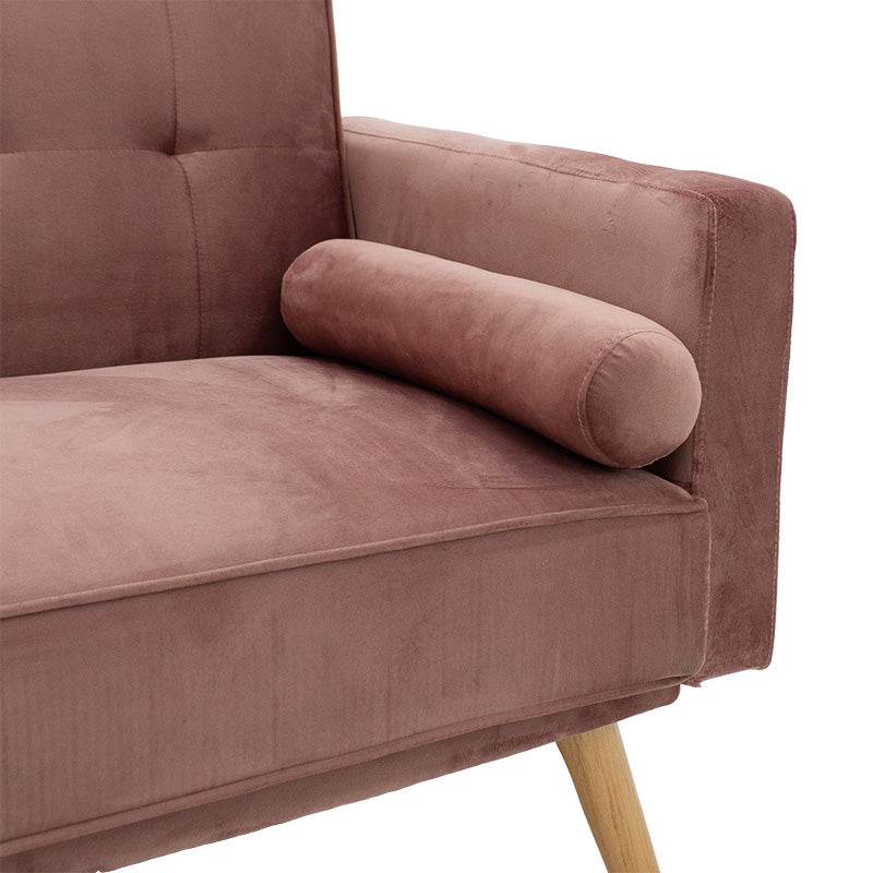 3 seater sofa-bed Success velvet rotten apple 190x80x84cm