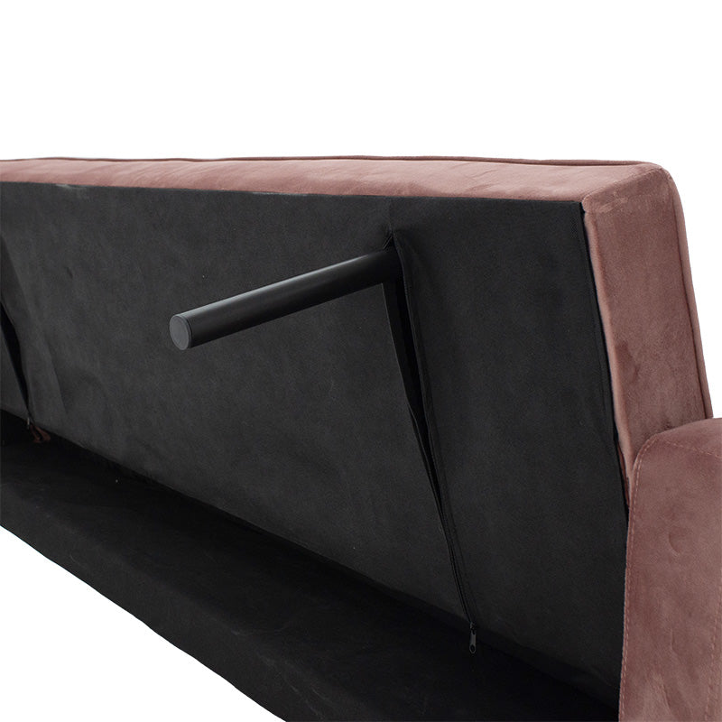 3 seater sofa-bed Success velvet rotten apple 190x80x84cm