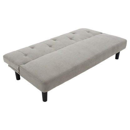 Sofa-bed Breathe pakoworld fabric grey 167x77x73 cm