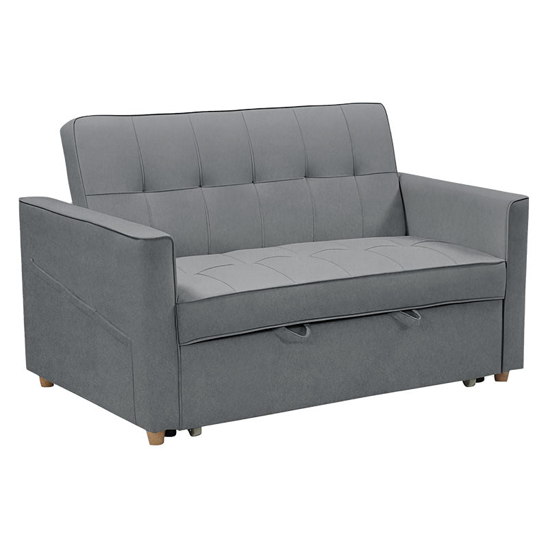 2 seater sofa-bed Commit fabric anthracite 142x93x90 cm