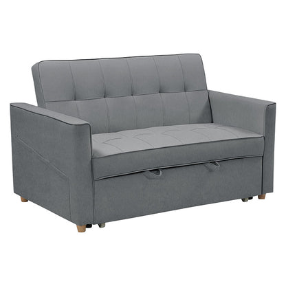 2 seater sofa-bed Commit fabric anthracite 142x93x90 cm