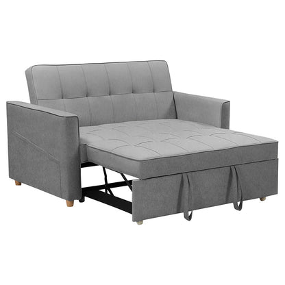 2 seater sofa-bed Commit fabric anthracite 142x93x90 cm