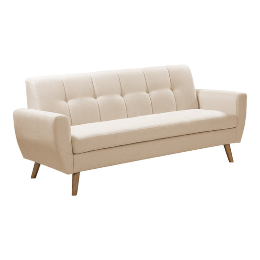 3 seater sofa Decency fabric beige 203x75x86 cm