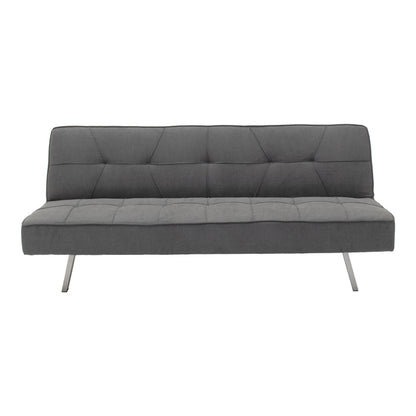 3 seater Sofa-bed Travis pakoworld with fabric in dark grey color 175x83x74cm