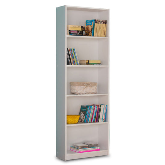 Bookcase Max pakoworld white 58x23x170 cm