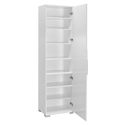 Cabinet-column Diamond1 pakoworld white gloss 50x35x187cm