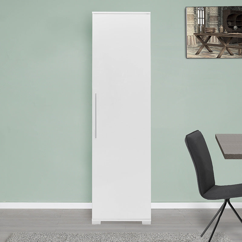 Cabinet-column Diamond1 pakoworld white gloss 50x35x187cm