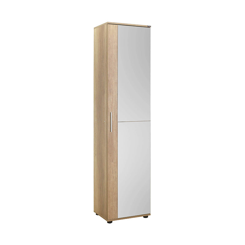 Entrance furniture-shoe cabinet Porto pakoworld with mirror 20 pairs sonoma 45x36x187cm