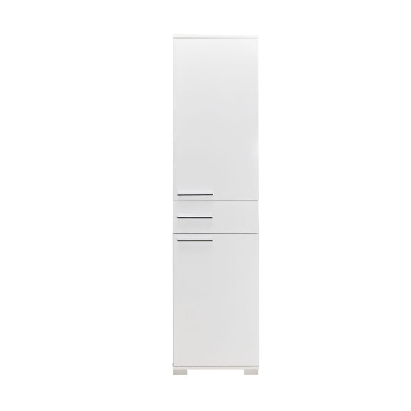 Chad wardrobe with drawers white gloss 45x40x188cm