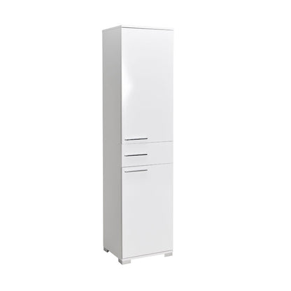 Chad pakoworld wardrobe with drawers white gloss 45x40x188cm