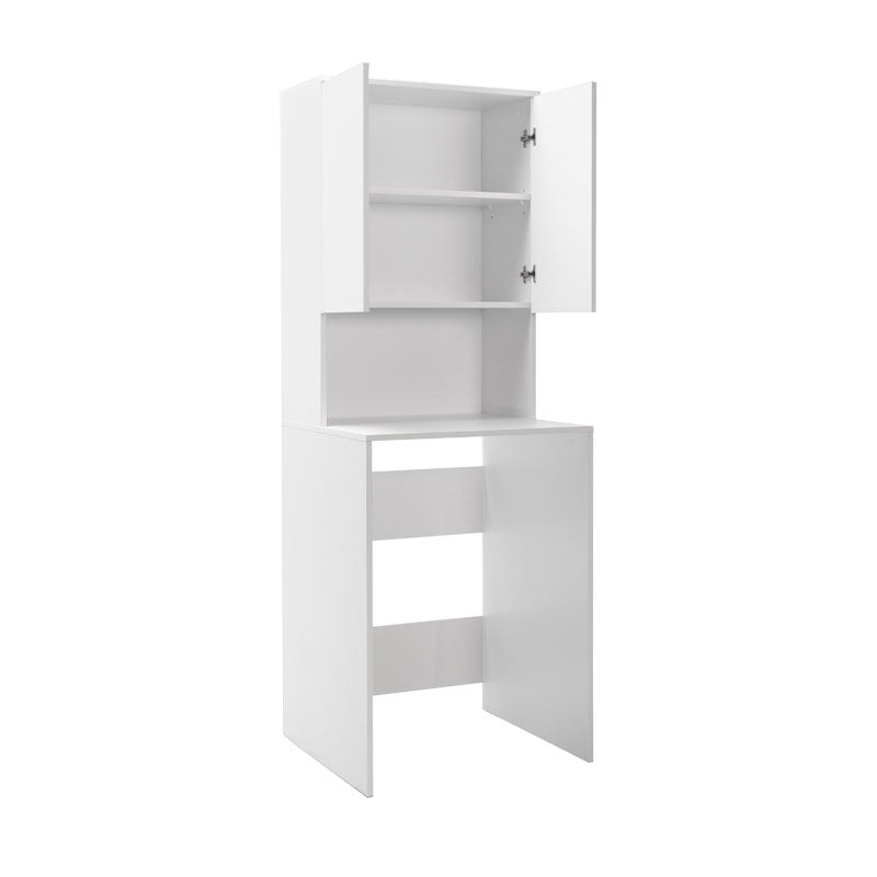 Laundry cabinet Ryda pakoworld melamine white 68x60x182cm
