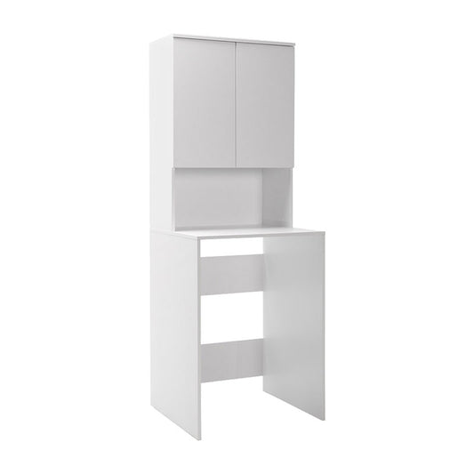 Laundry cabinet Ryda pakoworld melamine white 68x60x182cm
